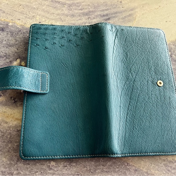 VDS Van Der Spek Custom Leather Real Ostrich Planner Cover Hobonichi Weeks New - Picture 3 of 3